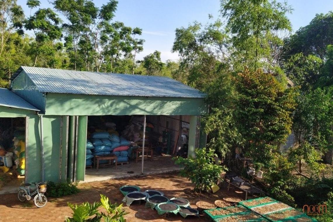 Quality Standards Set for Sustainable Agricultural Practices and Production at Noom Food 8 Production facility amidst green trees, natural clean airy environment.