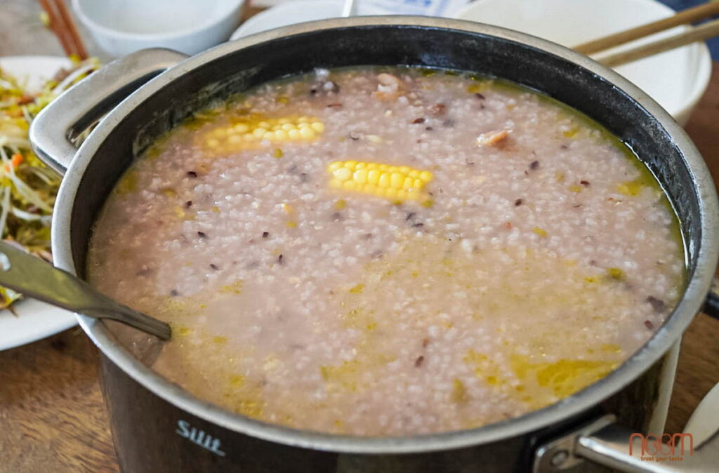 Cách Nấu Cháo Gạo Lứt Nhẹ Bụng, Vị Umami 6 chao gao lut 10 e1705411245755