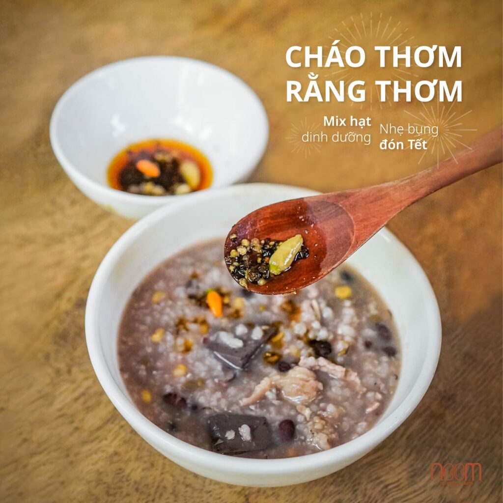 Cách Nấu Cháo Gạo Lứt Nhẹ Bụng, Vị Umami 1 chao gao lut 4