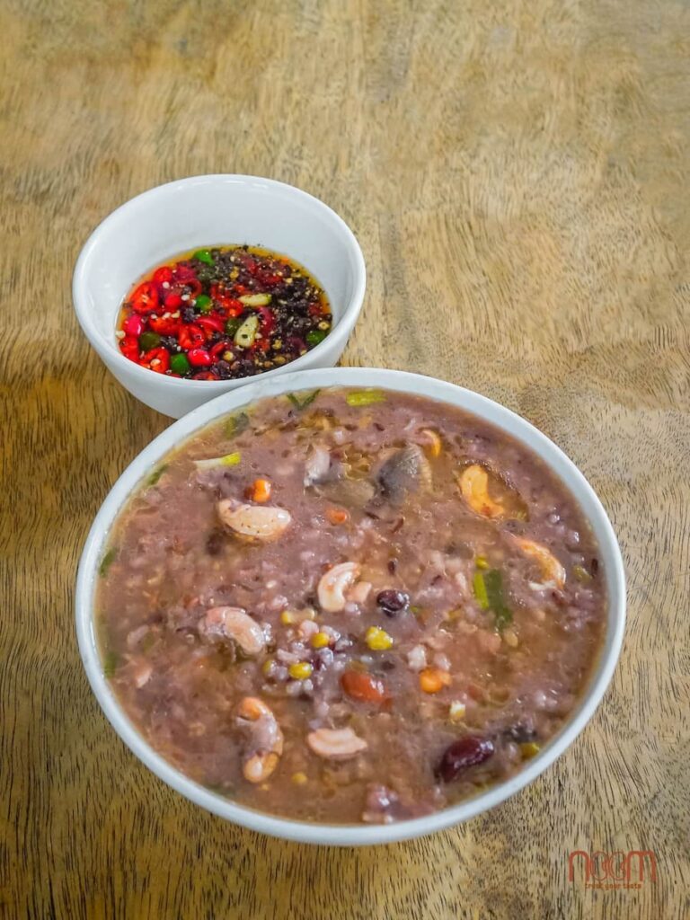 Cách Nấu Cháo Gạo Lứt Nhẹ Bụng, Vị Umami 5 chao gao lut 6