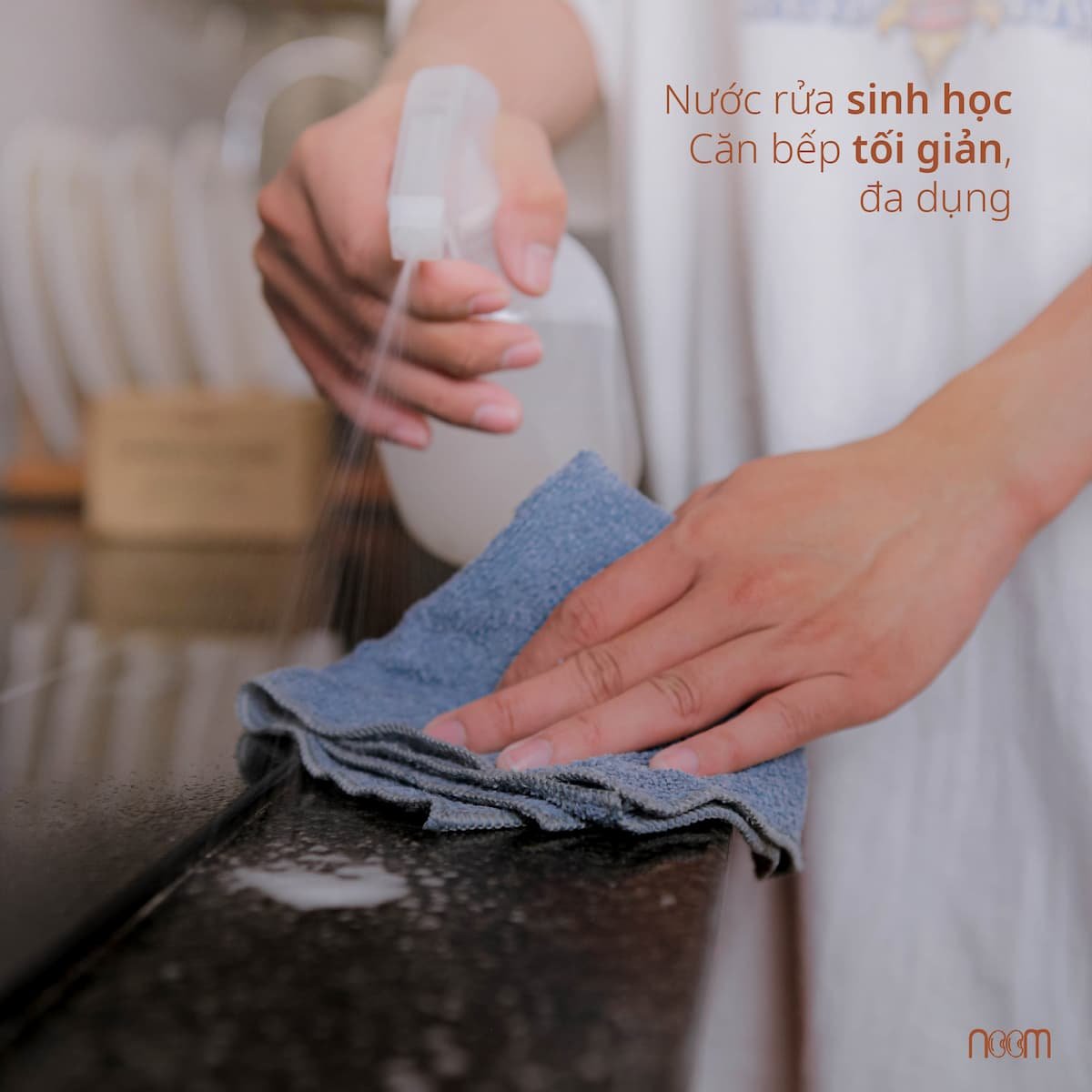 cách dùng xà bông làm chất tẩy rửa khuôn viên bếp