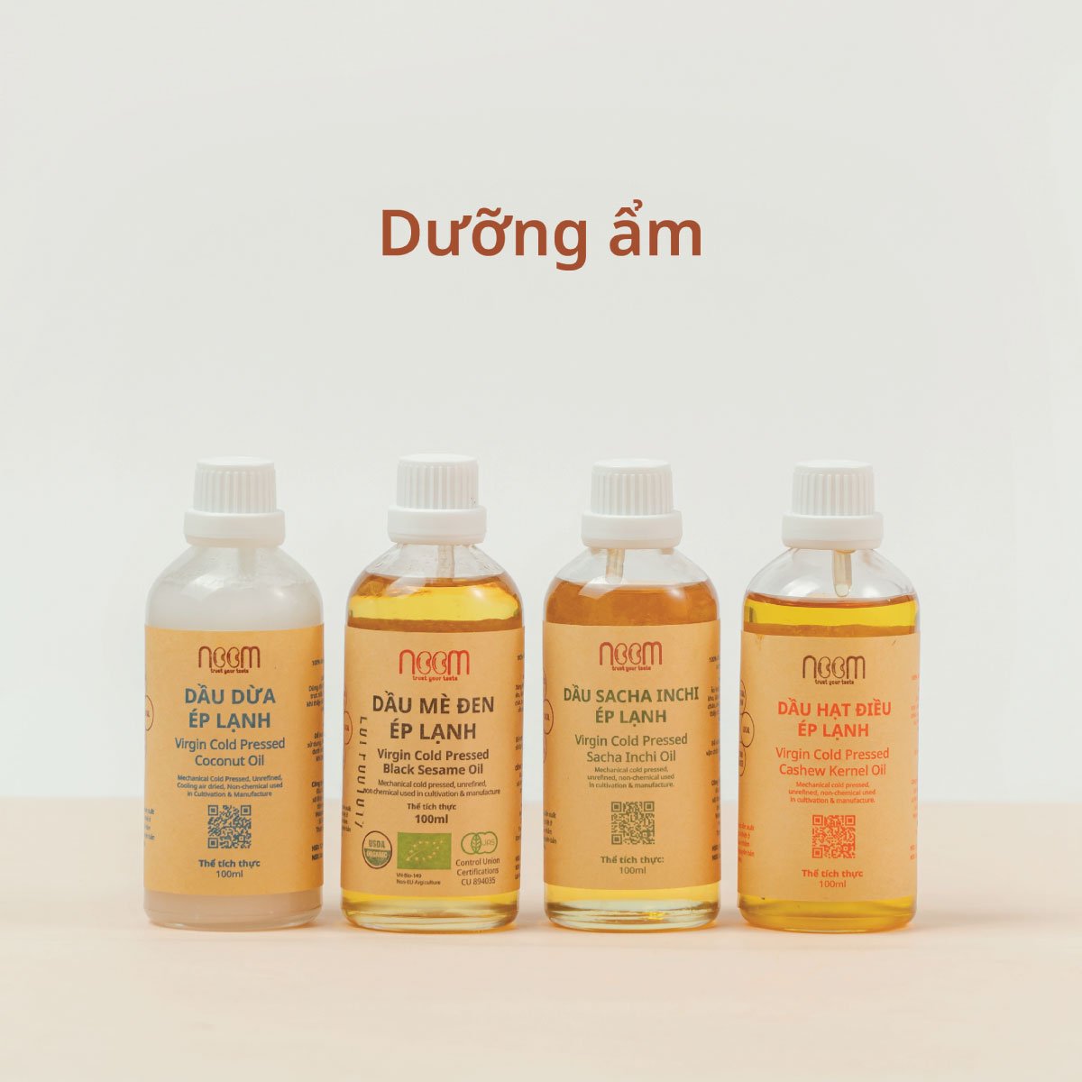 Dưỡng ẩm da bằng dầu