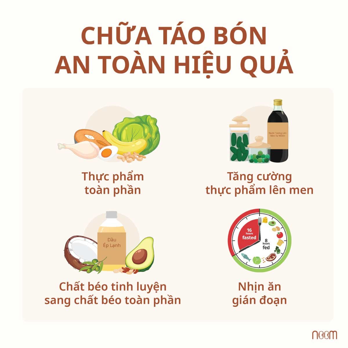cách trị táo bón