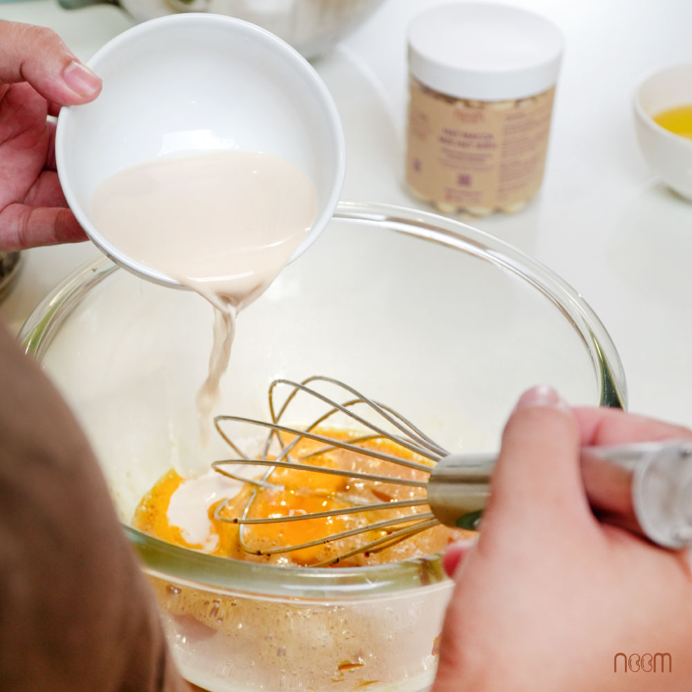 cách làm bánh bông lan bột gạo