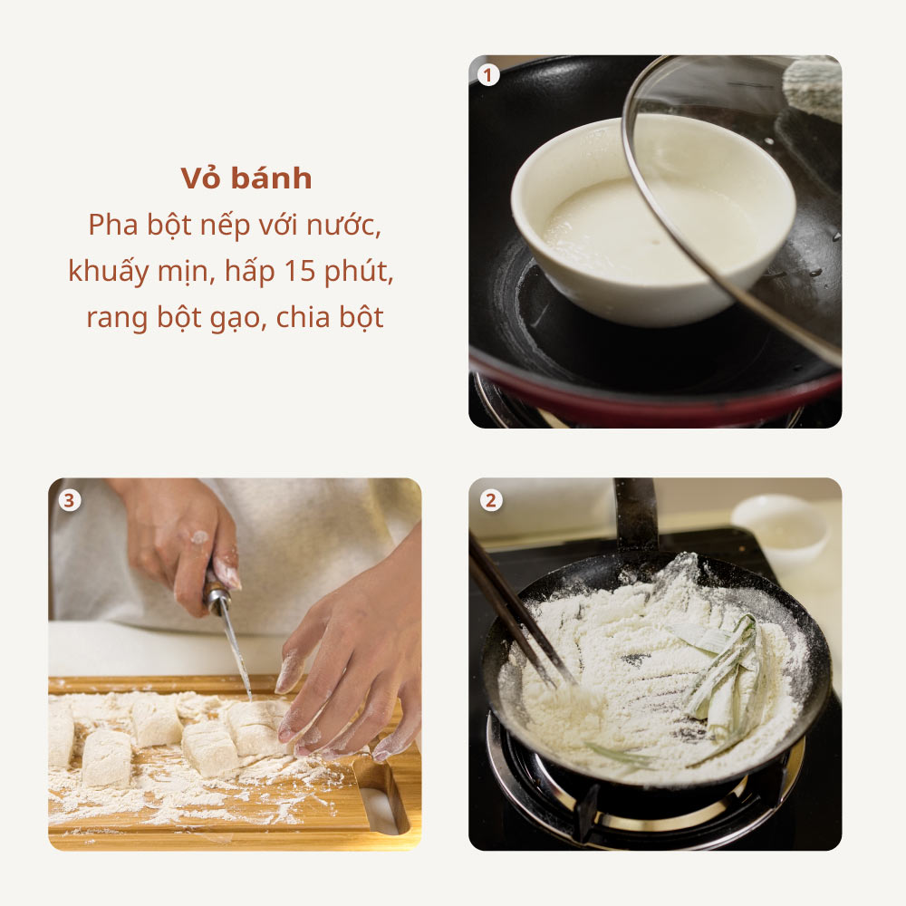 cách làm bánh mochi