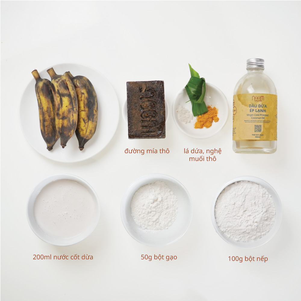 cách làm bánh chuối hấp