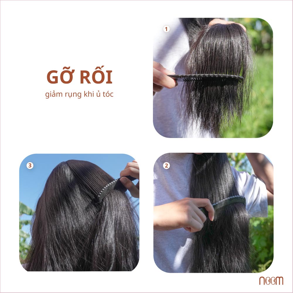 ủ tóc bằng dầu dừa