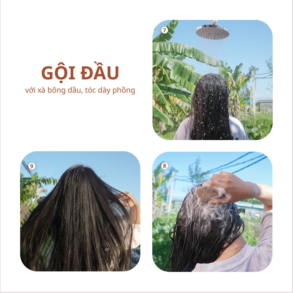 ủ tóc bằng dầu dừa